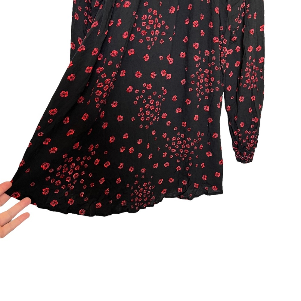 Free People NWT Flowers In Her Hair Size XS Tunic Blouse - Picture 7 of 9
